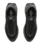 Valentino Garavani Black Netrunner Sneakers - Image 2