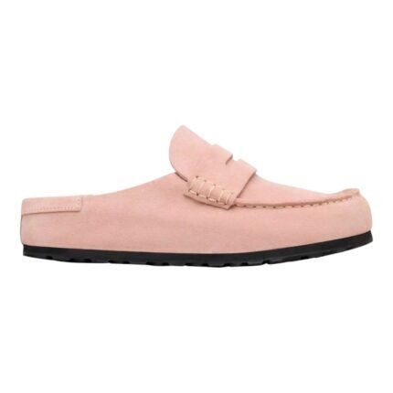 Naples Wrapped Suede Leather in Color Pink