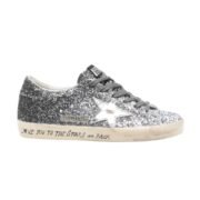 Golden Goose Super Star Trainers With Glitter - Image 4